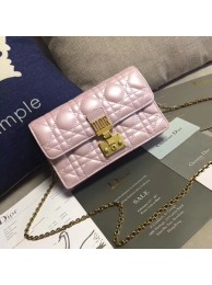 Fake 2017 dior DIORADDICT WALLET ON CHAIN 7056 pink JH07647SY47