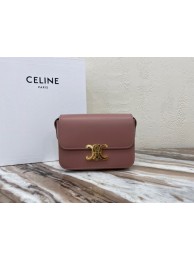 Fake Celine MINI FOLCO BAG CANVAS CL01503 pink JH05847Qo74