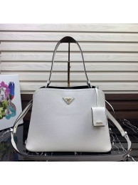 Fake Prada Matinee handbag 1BA249 White JH05214tZ32
