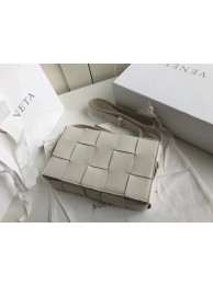 Fashion Bottega Veneta Sheepskin Weaving Original Leather 578004 Off White JH09270Rn14