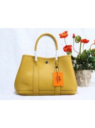 Fashion Hermes Garden Party Bag togo Leather H30 yellow JH01830Rn14