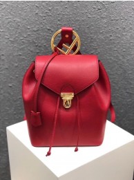 FENDI BACKPACK Red leather backpack 8BZ043A JH08701mT16