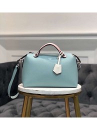 FENDI BY THE WAY REGULAR Small multicoloured leather Boston bag 8BL1245 green&pink JH08633Lg61