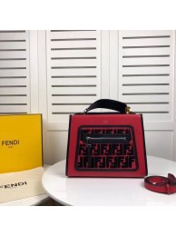 Fendi KAN I F leather bag 8DH844 red JH08669sz95
