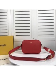 Fendi MINI CAMERA CASE Red leather bag 8BS019A JH08688iR14