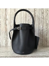 First-class Quality CELINE BIG BAG BUCKET IN SUPPLE GRAINED CALFSKIN 55427 black JH06035gc84