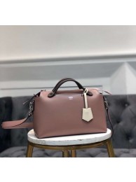 First-class Quality FENDI BY THE WAY REGULAR Small multicoloured leather Boston bag 8BL1245 dark pink JH08631mU66