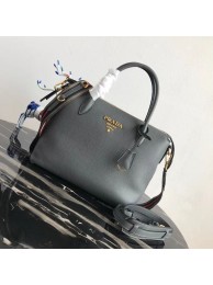 First-class Quality Prada Calf leather bag 1BA157 grey JH05445gc84