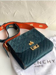 Givenchy Calfskin tote 0172 blue JH09014uf15