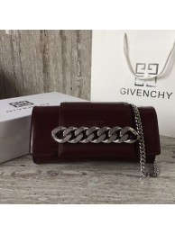 Givenchy INFINITY Shoulder Bag Calfskin Leather 06632 Burgundy JH09057qL41