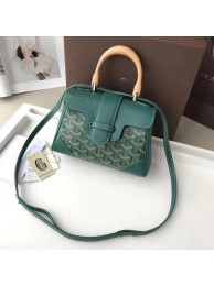 Goyard Calfskin Leather Mini Tote Bag 9955 green JH06663GR32