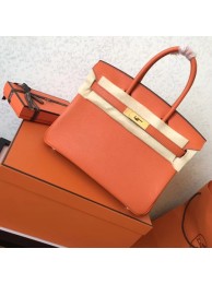 Hermes Birkin 35CM Tote Bag Original Togo Leather BK35 orange JH01627Js85