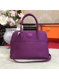 Hermes Bolide Original Togo leather Tote Bag HB31 purple JH01574uf15