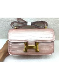 Hermes Constance Bag Croco Leather 3327 Pink JH01665jk50