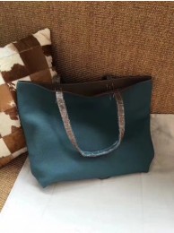 Hermes Shopping Bag Totes Clemence H036 blue&grey JH01433HE62