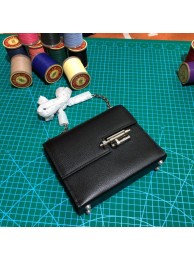 Hermes Verrou Chaine mini bag H0761 black JH01368mB48