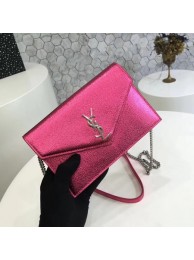 Hot ysl small kate satchel original Calf leather 2822 rose silver chain JH08198Ho45