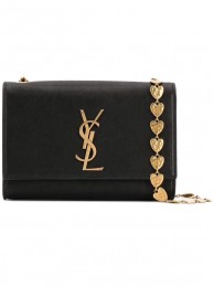 Hot Yves Saint Laurent Kate Small Original Leather Shoulder Bag Y517023 Black JH07844DJ96
