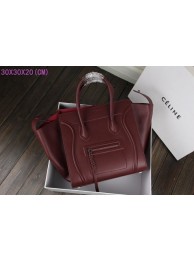 Imitation 2015 Celine classic original leather 3341-1 purplish red JH06517Ru69
