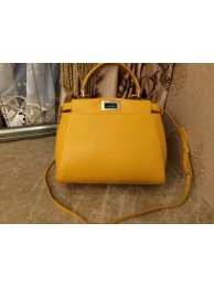 Imitation 2015 Fendi winter best-selling model original leather 55211 yellow JH08816VJ28