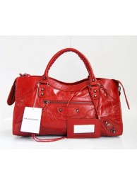 Imitation Balenciaga City Handbag Red 084328 JH09503Sn26