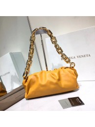 Imitation Bottega Veneta Nappa lambskin soft Shoulder Bag 620230 yellow JH09234cI42