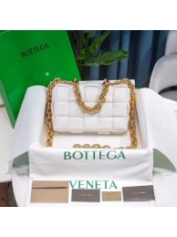 Imitation Bottega Veneta THE CHAIN CASSETTE Expedited Delivery 631421 white JH09225vW26