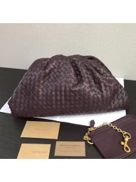 Imitation Bottega Veneta Weave Clutch bag 585853 dark purple JH09242sS26