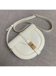 Imitation CELINE SMALL BESACE 16 BAG IN SATINATED CALFSKIN CROSS BODY 188013 WHITE JH05963Sn26
