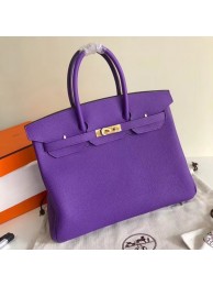 Imitation Hermes Birkin Bag Original Leather 17825 purple JH01195vW26