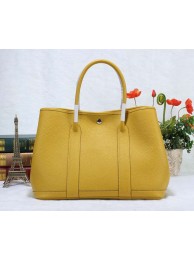 Imitation Hermes Garden Party Bag togo Leather H36 yellow JH01820bM57