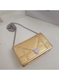 Imitation High Quality Dior DIORAMA leather Chain bag S0328 gold JH07221dN21