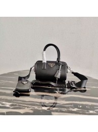 Imitation Prada Re-Edition 2005 top-handle bag 1BB846 black JH05026dP73