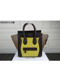 Knockoff 2015 Celine Collection 3308 yellow&coffee&khaki JH06605PF42
