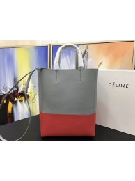 Knockoff AAA Celine CABAS Tote Bag 3365 Gray with red JH06272nQ90