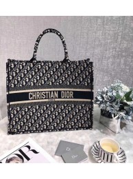 Knockoff Top DIOR BOOK TOTE BAG IN EMBROIDERED DIOR OBLIQUE CANVAS M1286 JH07495wV33