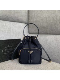 Luxury Prada Re-Edition nylon Tote bag 81166 dark blue JH05149Zu29