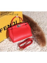 Newest 2015 Fendi original leather 6035 red JH08792BM34