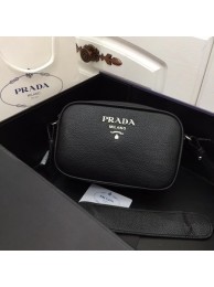 Prada Calf leather shoulder bag 1841 black JH05229aP53