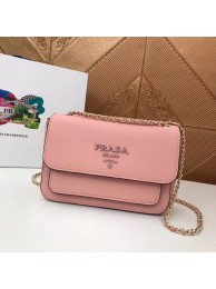 Prada Calf leather shoulder bag 3011 pink JH05259JM27