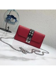 Prada Elektra Leather Mini Bag 1ZH061 red JH05518Nr89