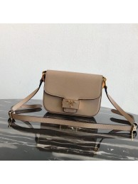 Prada Embleme Saffiano leather bag 1BD217 apricot JH05166Bt18