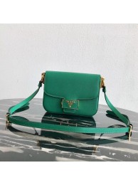 Prada Embleme Saffiano leather bag 1BD217 green JH05167NE93