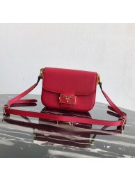 Prada Embleme Saffiano leather bag 1BD217 red JH05169eW69
