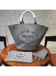 Prada fabric handbag 1BG163 grey JH05543de78