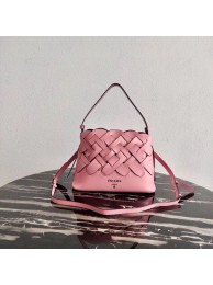 Prada Leather Prada Tress Handbag 1BA290 pink JH04904JZ84