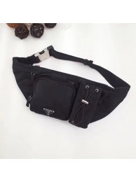 Prada Nylon and leather belt bag VA0056 black JH05498oN21