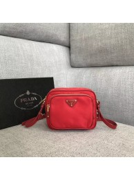 Prada Nylon Shoulder Bag 82022 red JH05158OW36