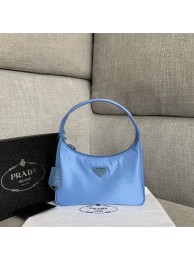 Prada Re-Edition 2000 nylon mini-bag 91515 blue JH05053tQ92