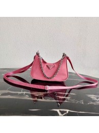 Prada Re-Edition nylon mini shoulder bag 1TT122 pink JH04992lu18